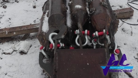 ГНБ пучок из 10ти футляров ф200мм, 130 п.м.