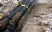 ГНБ пучок из 10ти футляров ф200мм, 130 п.м.