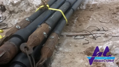 ГНБ пучок из 10ти футляров ф200мм, 130 п.м.
