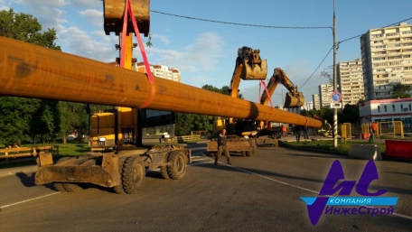 Прокладка методом ГНБ стального футляра диаметром 720 мм, длиной 260 м