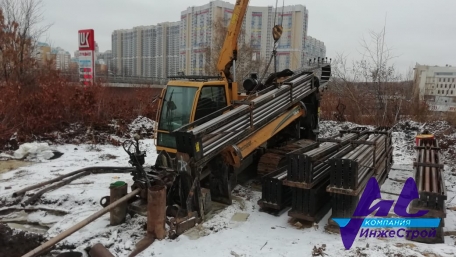 ГНБ, дюкер ПНД 710, 237п.м.